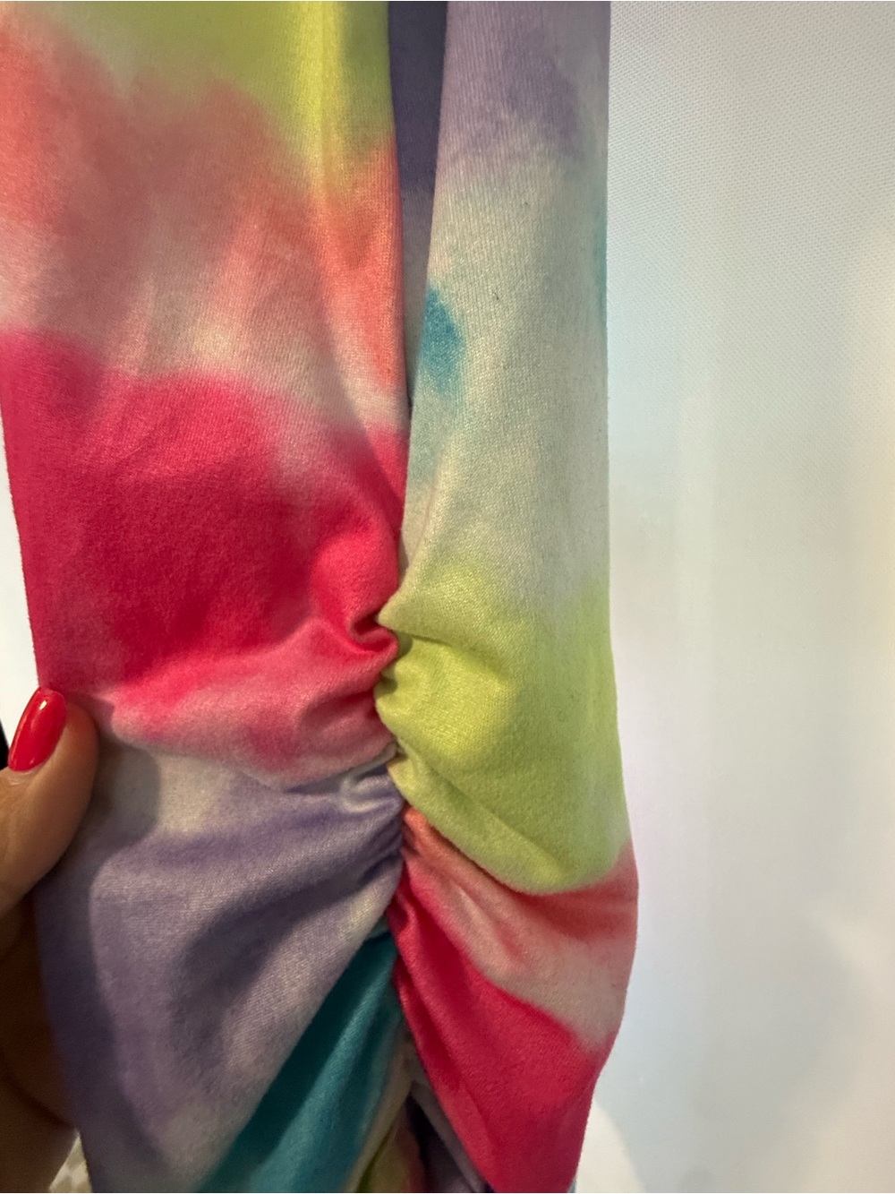 Tie-Dye Short Sleeve Tee in Multicolor - Picture 5 of 6
